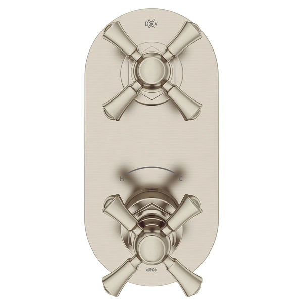 Oak Hill® 2-Handle Thermostatic Valve Trim Only with Cross Handles //  BRUSHED NICKEL // 95779_D35155528.144_CDNwebp.webp