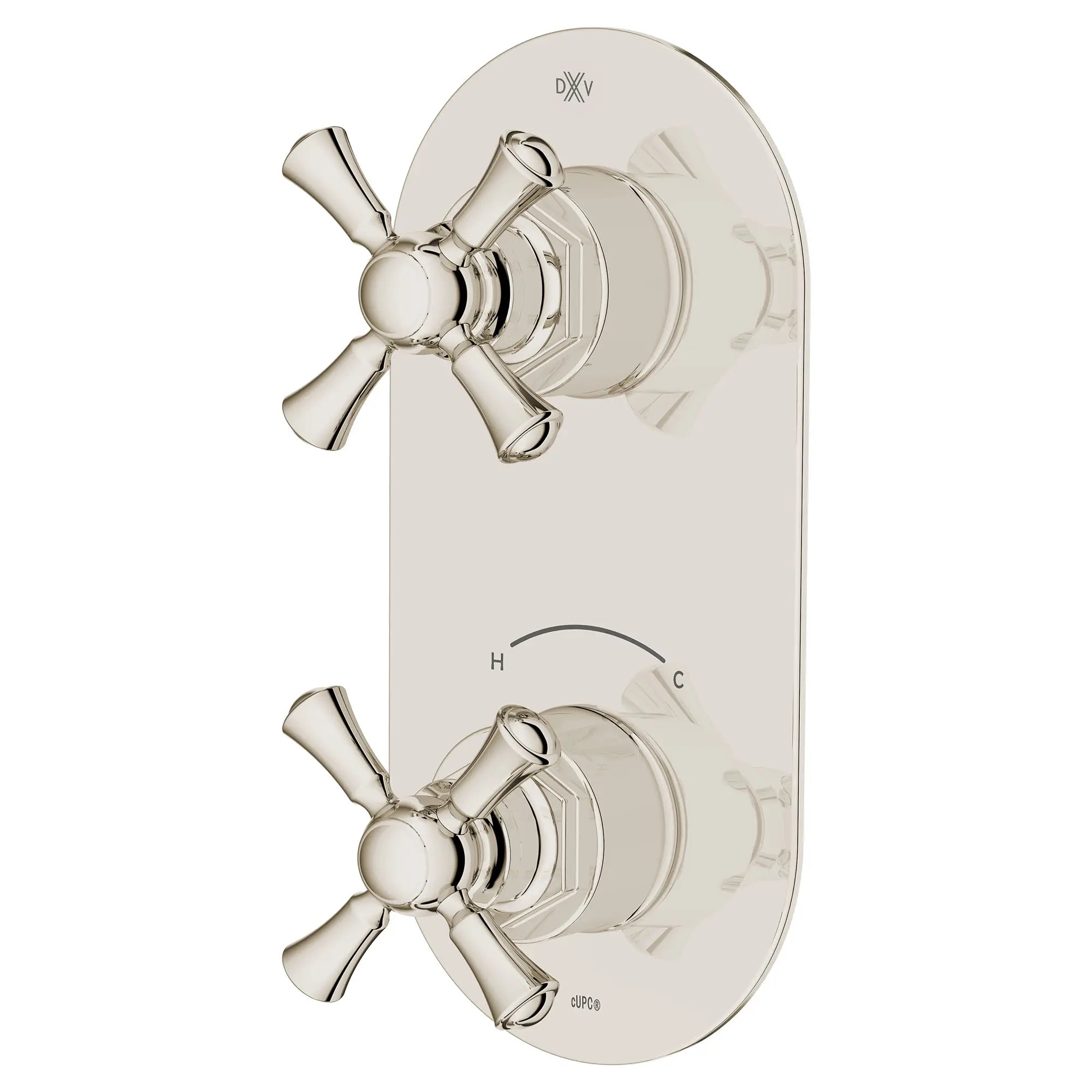 Oak Hill® 2-Handle Thermostatic Valve Trim Only with Cross Handles // PLATINUM NICKEL // 95787_D35155528.150_2_CDNwebp.webp