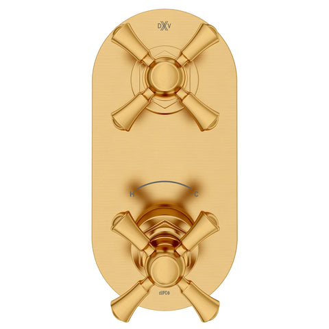 Oak Hill® 2-Handle Thermostatic Valve Trim Only with Cross Handles