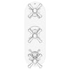 Oak Hill® 3-Handle Thermostatic Valve Trim Only with Cross Handles // POLISHED CHROME // 95813_D35155538.100_CDNwebp.webp
