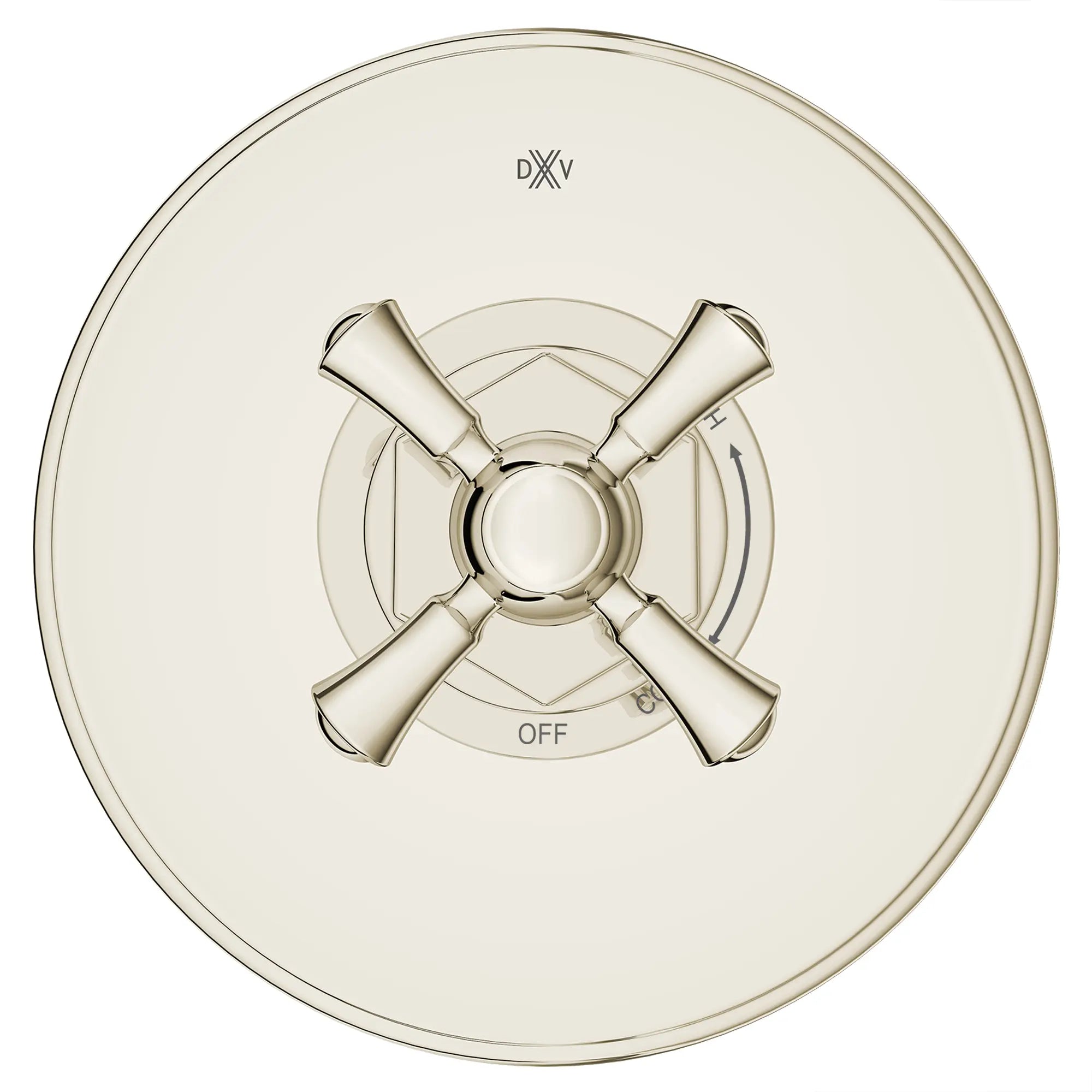 Oak Hill® Single Handle Pressure Balance Valve Trim Only with Cross Handle // PLATINUM NICKEL // 95843_D35155540.150_CDNwebp.webp