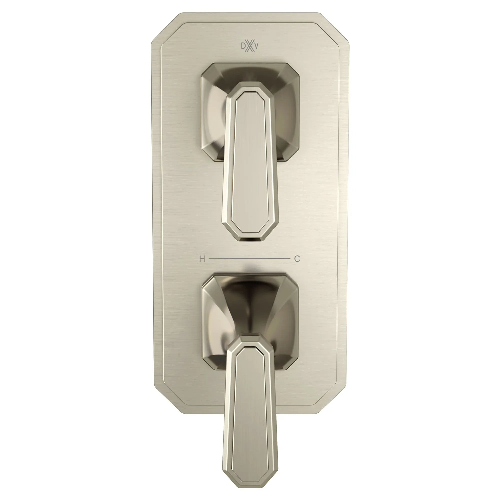 Belshire® 2-Handle Thermostatic Valve Trim Only with Lever Handles // BRUSHED NICKEL // 96242_D35170527144_CDNwebp.webp