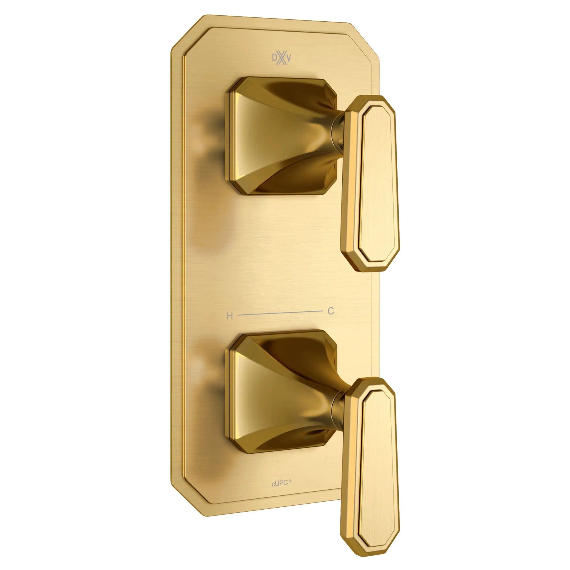 Belshire® 2-Handle Thermostatic Valve Trim Only with Lever Handles // SATIN BRASS // 96258_D35170527427_1_CDNwebp.webp