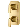 Belshire® 2-Handle Thermostatic Valve Trim Only with Lever Handles // SATIN BRASS // 96259_D35170527427_2_CDNwebp.webp