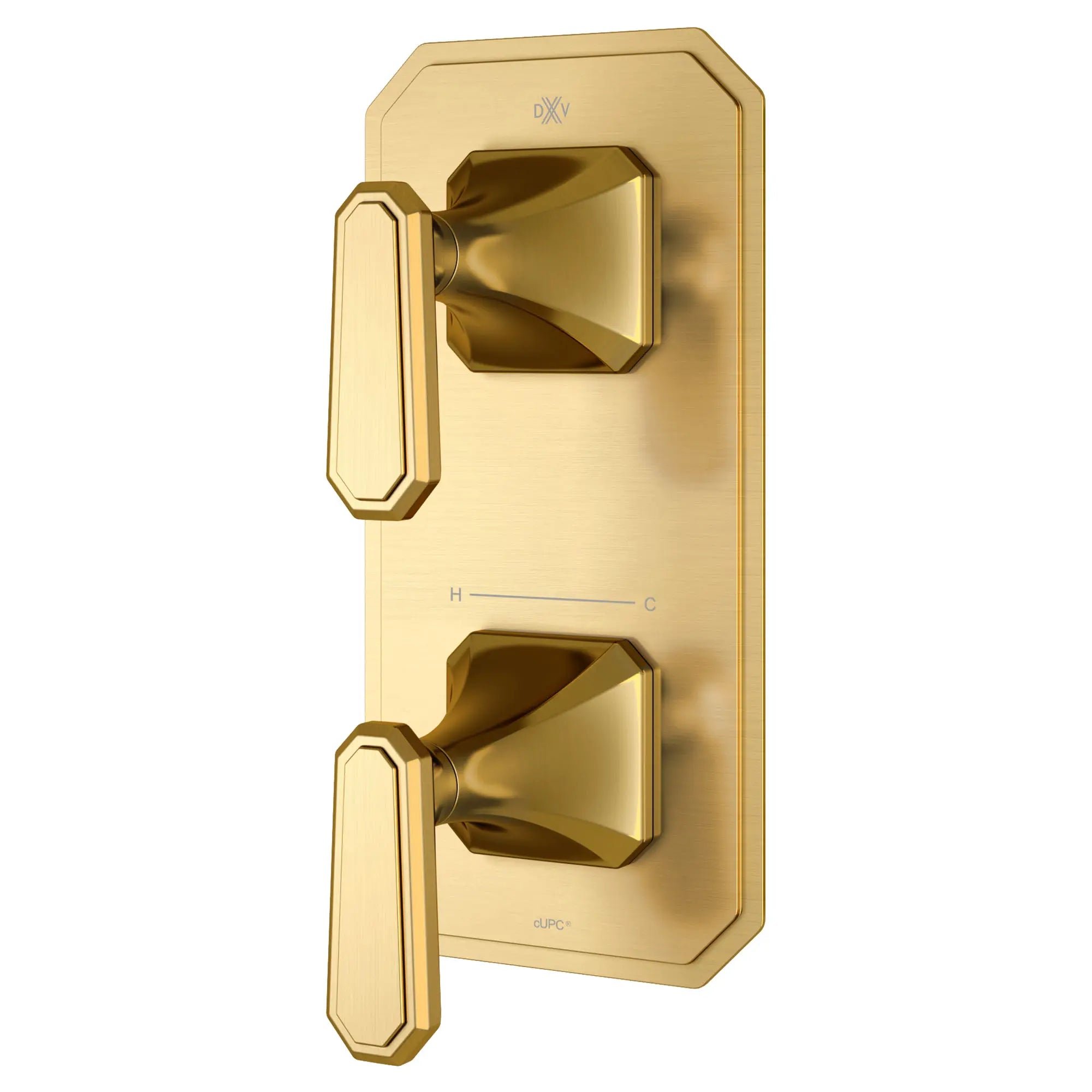 Belshire® 2-Handle Thermostatic Valve Trim Only with Lever Handles // SATIN BRASS // 96259_D35170527427_2_CDNwebp.webp