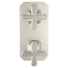 Belshire® 2-Handle Thermostatic Valve Trim Only with Cross Handles // PLATINUM NICKEL // 96276_D35170528150_CDNwebp.webp
