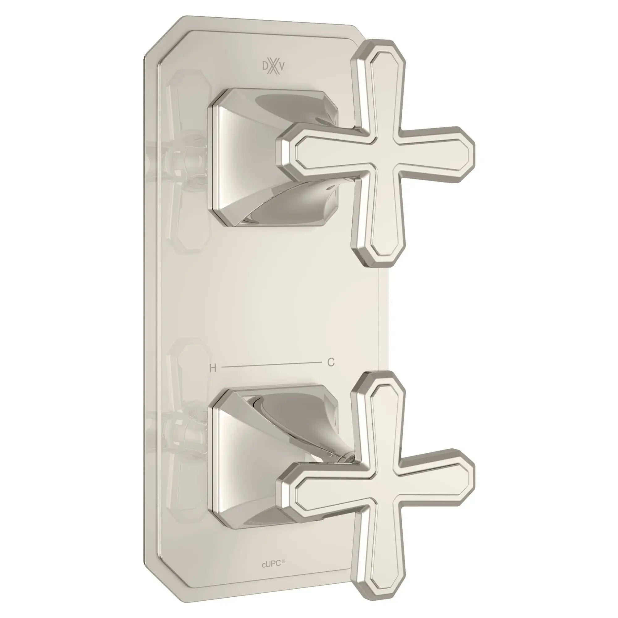 Belshire® 2-Handle Thermostatic Valve Trim Only with Cross Handles // PLATINUM NICKEL // 96278_D35170528150_1_CDNwebp.webp