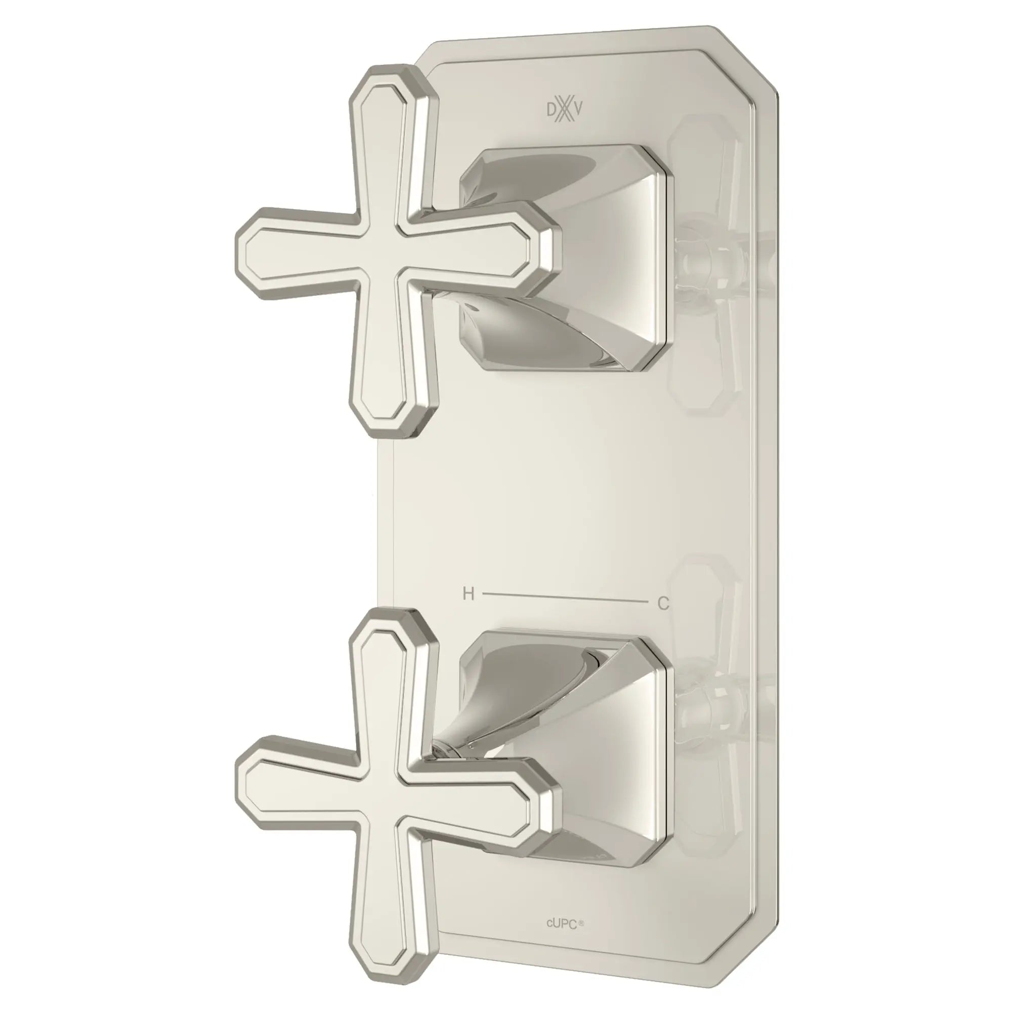 Belshire® 2-Handle Thermostatic Valve Trim Only with Cross Handles // PLATINUM NICKEL // 96279_D35170528150_2_CDNwebp.webp