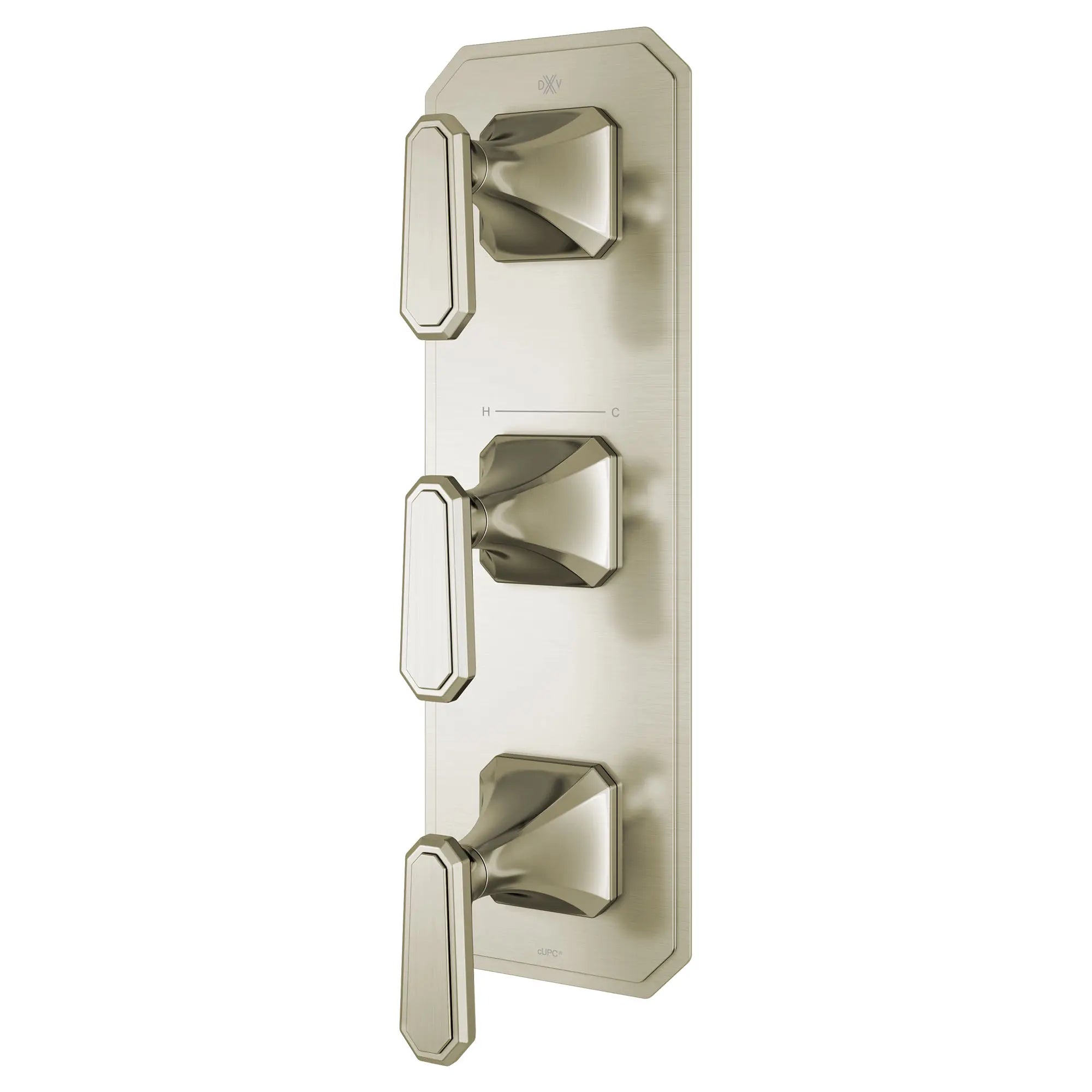Belshire® 3-Handle Thermostatic Valve Trim Only with Lever Handles // BRUSHED NICKEL // 96316_D35170537144_2_CDNwebp.webp