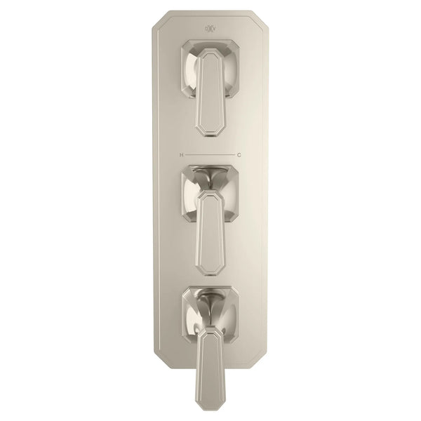 Belshire® 3-Handle Thermostatic Valve Trim Only with Lever Handles // PLATINUM NICKEL // 96322_D35170537150_CDNwebp.webp