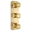 Belshire® 3-Handle Thermostatic Valve Trim Only with Cushion Handles // SATIN BRASS // 96406_D35170539427_1_CDNwebp.webp