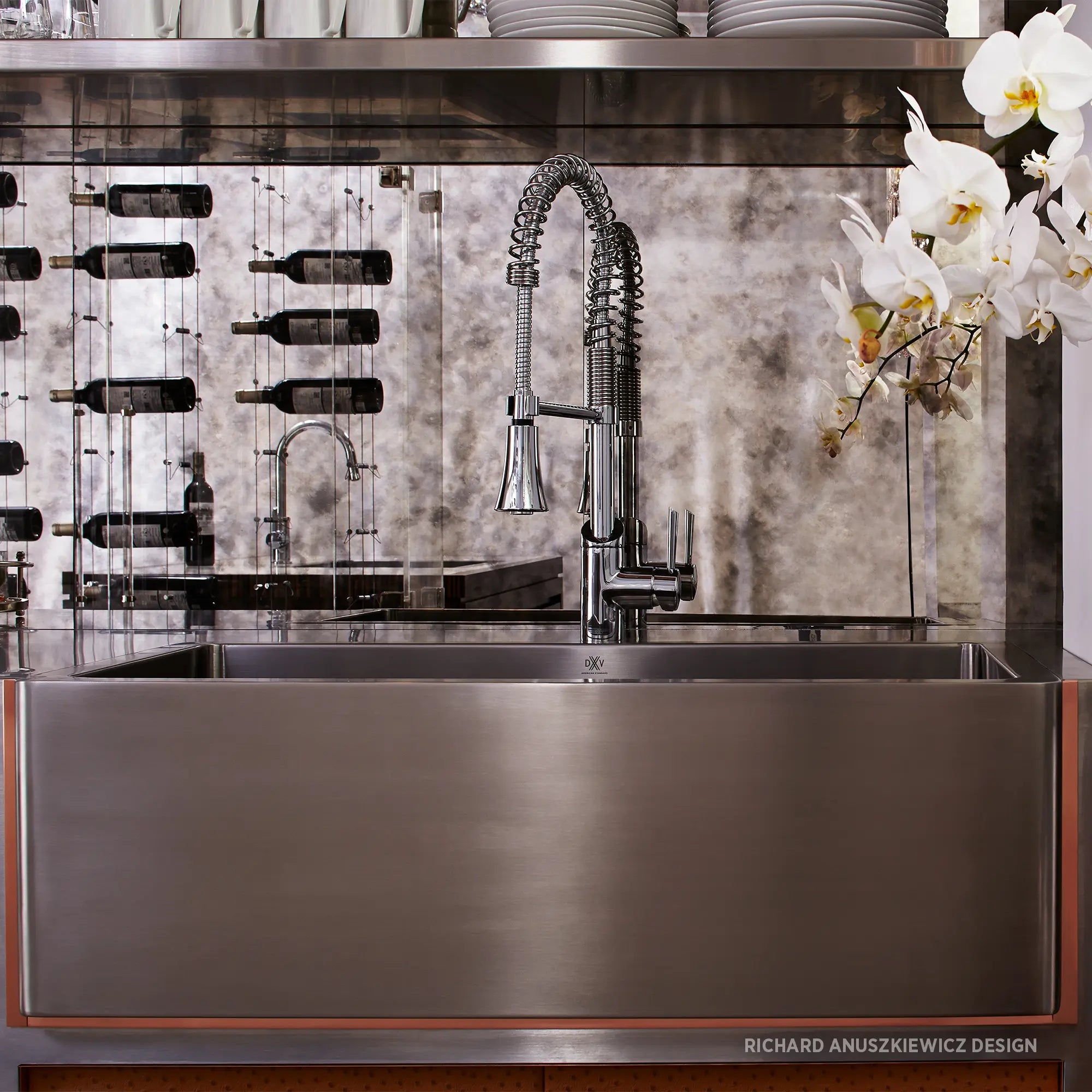 Fresno® Single Handle Culinary Kitchen Faucet with Lever Handle // POLISHED CHROME // 96916_D35403350100_02_CDNwebp.webp